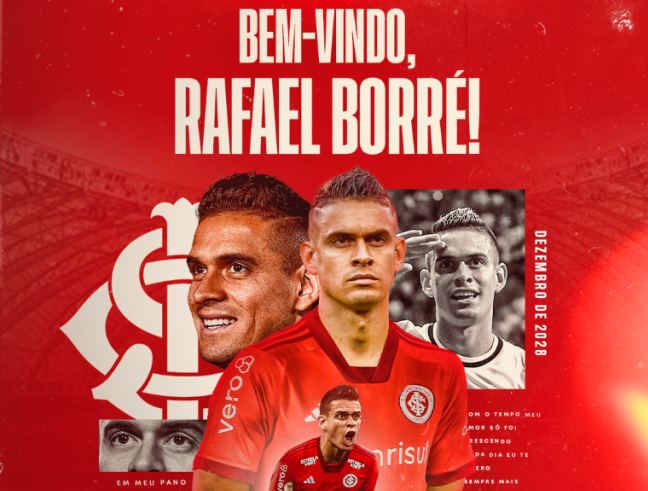 Inter anuncia contratação de Rafael Borré