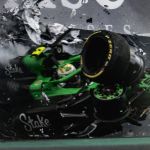 F1: Bortoleto reage à batida a 339km/h, manda recado e revela se correrá no domingo