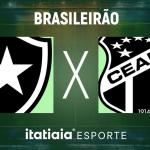 Horário e onde assistir ao vivo Botafogo x Ceará, pelo Brasileirão