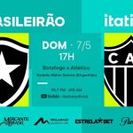 Botafogo x Atlético: assista, ao vivo, à transmissão da Itatiaia