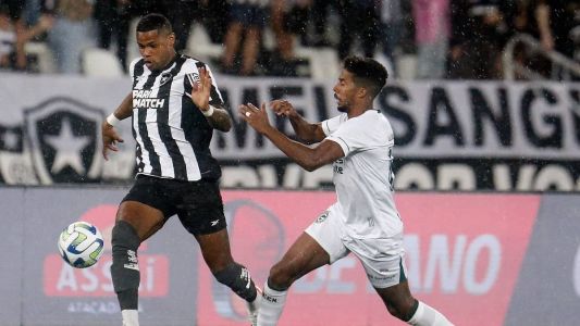 Botafogo e Goiás ficaram no empate por 1 a 1, no Nilton Santos