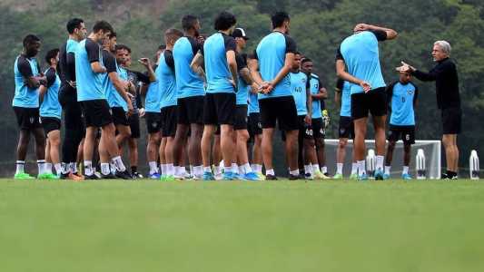 Botafogo finalizou preparação nesse domingo (23)
