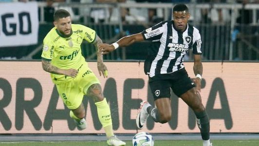 Botafogo levou virada história do Palmeiras, após abrir 3 a 0, e perder por 4 a 3
