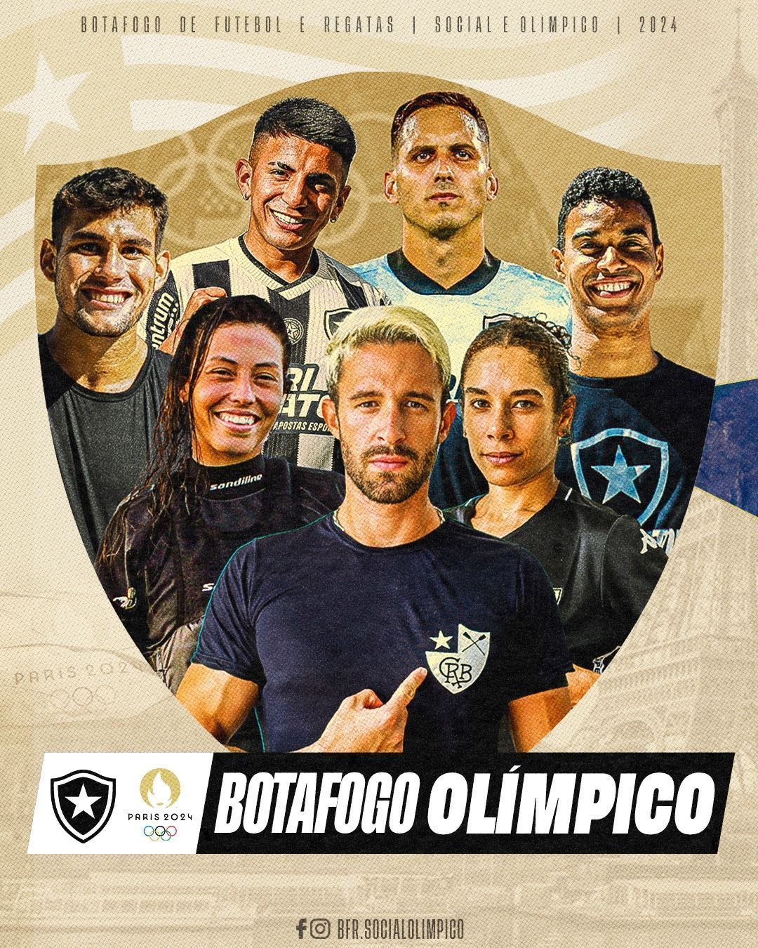 Botafogo nos Jogos Olímpicos: conheça os atletas que representam o clube em Paris