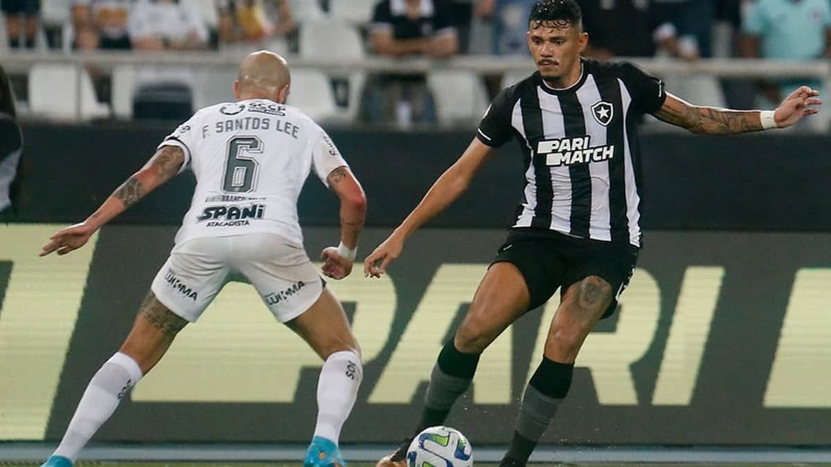 Líder, Botafogo tem menor posse de bola do Campeonato Brasileiro
