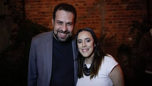 Boulos esteve com Paula Coradi em solenidade de posse