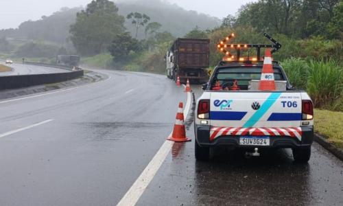 BR-040 orientações em condições de pista molhada ou panes mecânicas