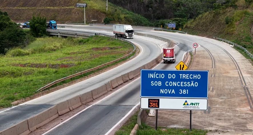 Placas de concreto do pavimento da BR 381 em Antônio Dias serão trocadas