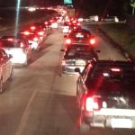 Saída para o Carnaval tem congestionamento quilométrico na BR-381 e acidente na BR-040