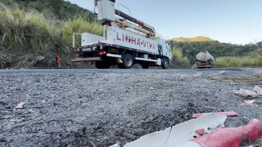 Trecho da BR-381, entre Belo Horizonte e João Monlevade