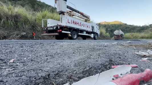 Trecho da BR-381, entre Belo Horizonte e João Monlevade
