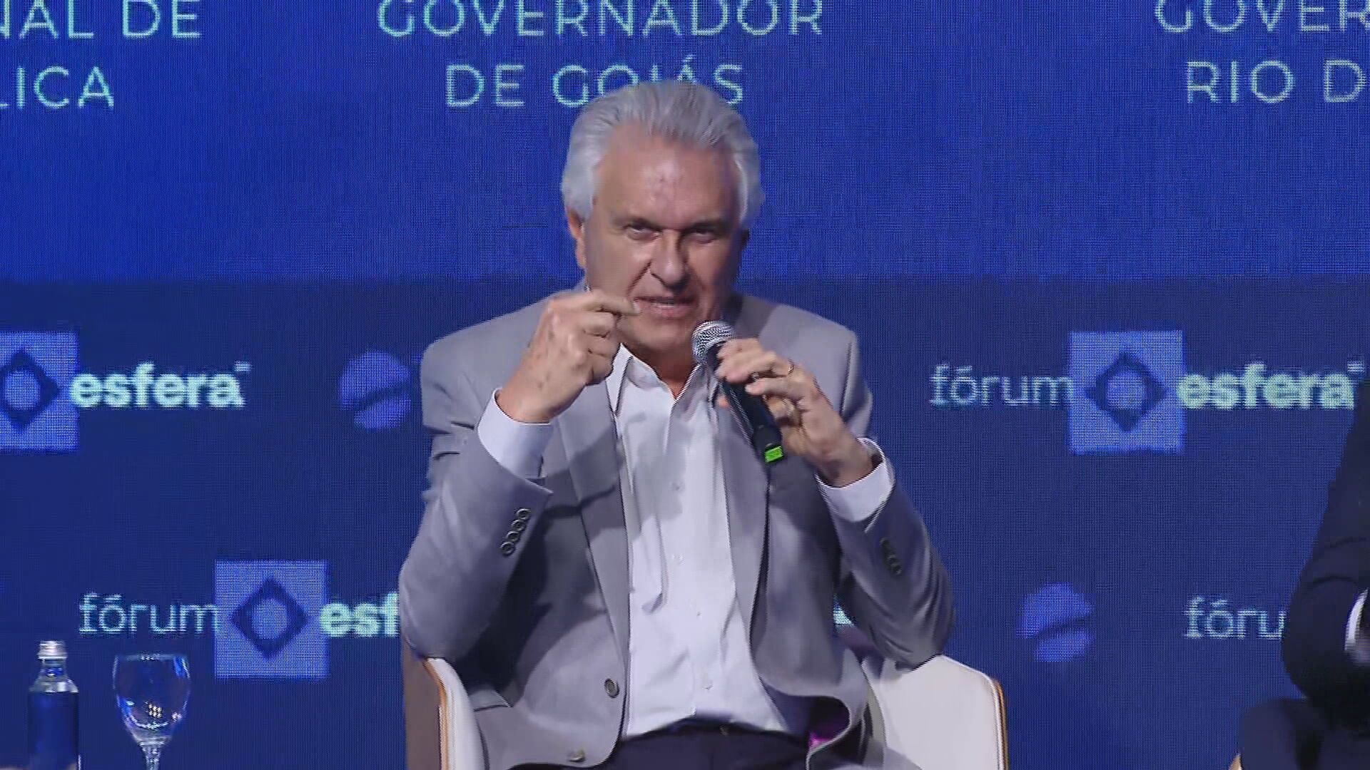 'Falta coragem de enfrentar o narcotráfico no país', diz governador de Goiás
