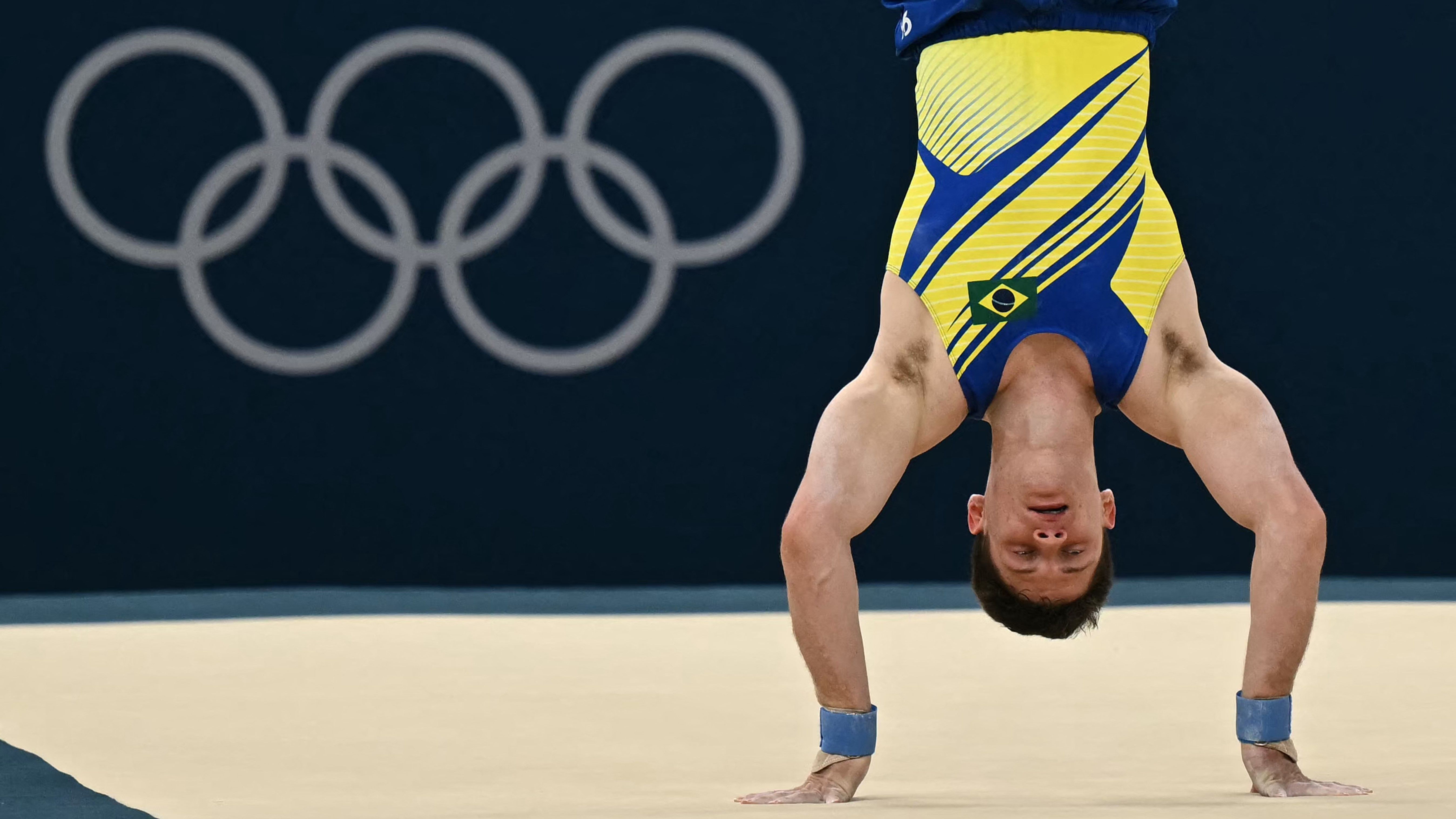 Diogo Soares é irregular e termina em 23º no individual geral da ginástica na Olimpíada