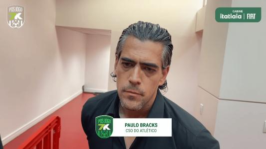 Paulo Bracks, CSO do Atlético, exalta empate conquistado contra o Inter