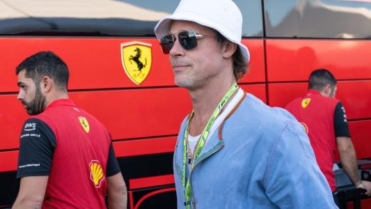 Brad Pitt tem acompanhado de perto o fim de semana do GP de Austin, nos EUA