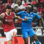 Com gol contra, Napoli vence Braga pela primeira rodada da Champions League