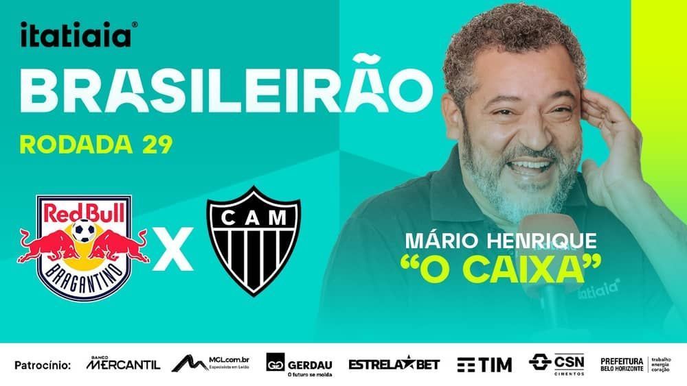 RB Bragantino x Atlético: assista, ao vivo, à transmissão da Itatiaia