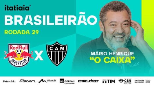 Bragantino x Atlético é na Itatiaia