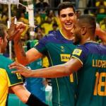 Brasil atropela o Chile e continua invicto no Sul-Americano Masculino de Vôlei