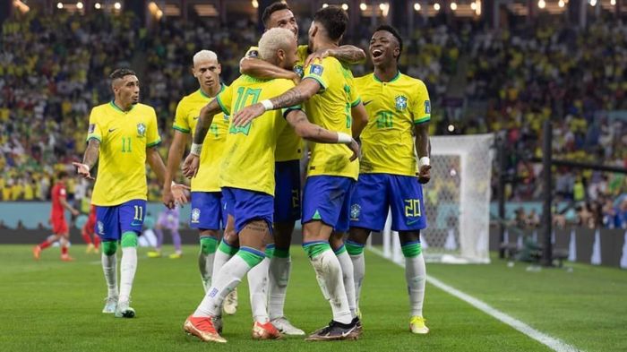 Brasil atropelou a Coreia do Sul, por 4x1, e vai enfrentar a Croácia nas quartas de final