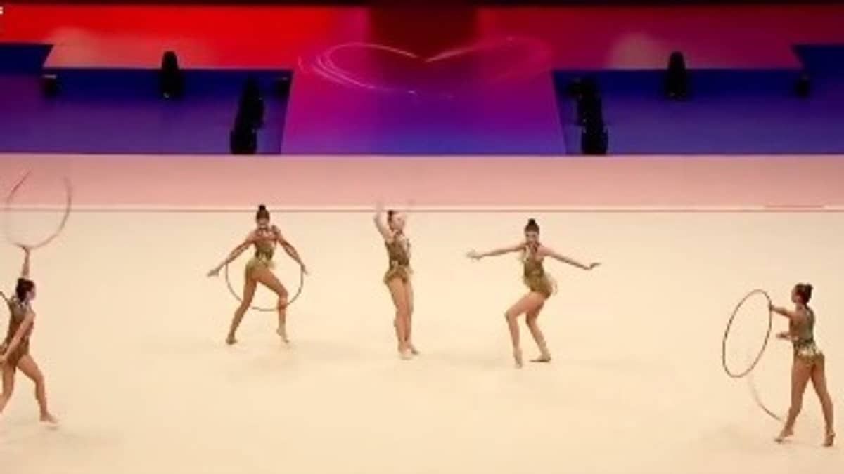 Conjunto brasileiro de ginástica rítmica consegue classificação para Paris 2024