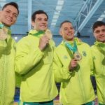Pan de Santiago: Brasil leva o ouro no revezamento 4x100m livre masculino