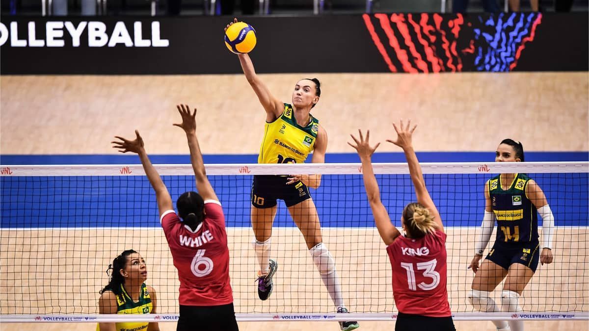 Brasil tropeça e perde para o Canadá na Liga das Nações de Vôlei