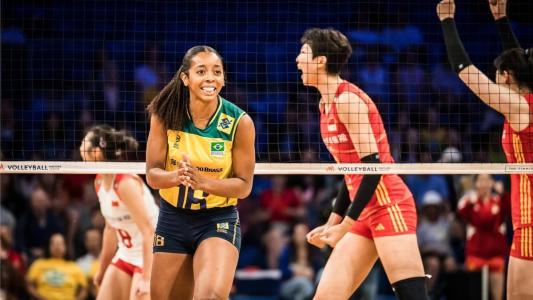 Brasil e China na Liga das Nações de Vôlei