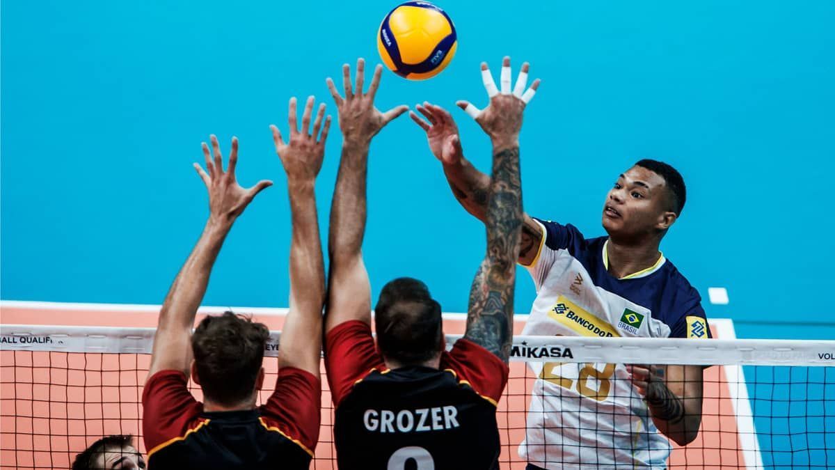 Com atuação irregular, Brasil perde para Alemanha no Pré-Olímpico de Vôlei 
