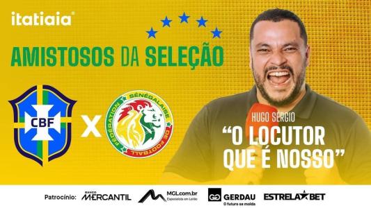 Brasil e Senegal vão se enfrentar em amistoso em Lisboa, Portugal