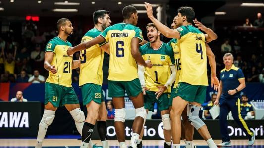 Brasil enfrenta Cuba pela Liga das Nações de Vôlei Masculino