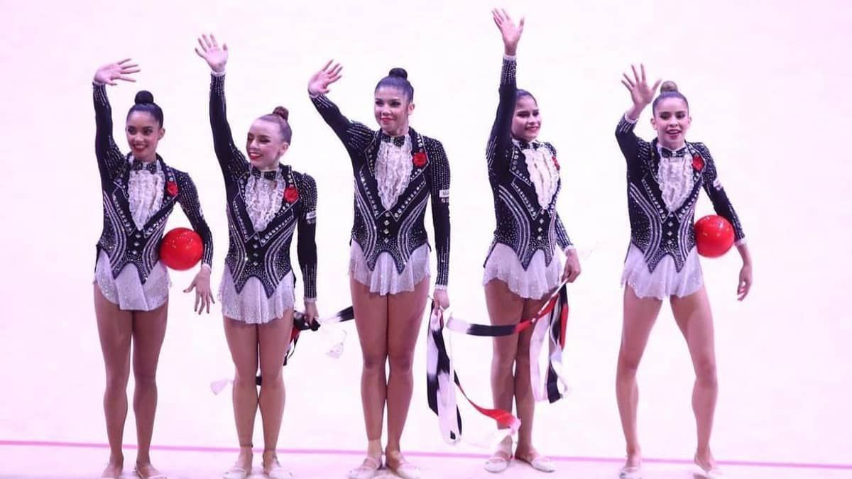 Brasil conquista bronze inédito na Copa do Mundo de ginástica rítmica