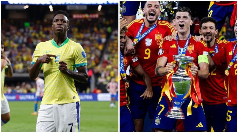 Brasil cai no ranking de seleções da Fifa, e Espanha sobe após título da Euro; veja lista