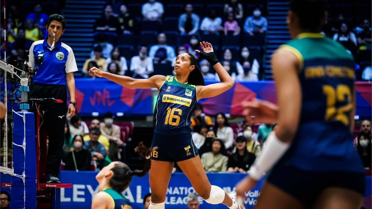 Brasil é derrotado pela China na estreia da Liga das Nações de Vôlei