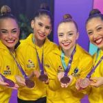 Brasil conquista bronze em competição de ginástica rítmica