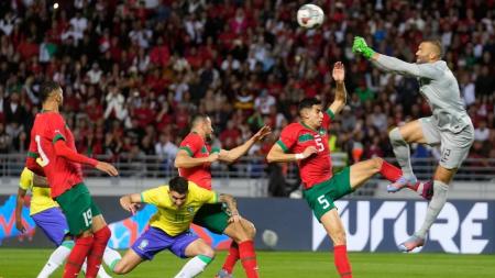 Brasil perdeu para o Marrocos no primeiro jogo após a Copa do Mundo