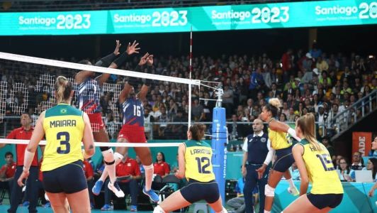 Brasil perdeu por 3 a 0 para a República Dominicana e ficou com a prata no vôlei feminino no Pan de Santiago