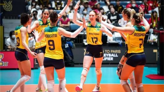 Brasil segue invicto no Pré-Olímpico de Vôlei