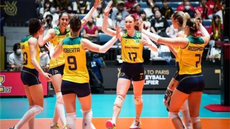 Brasil segue invicto no Pré-Olímpico de Vôlei