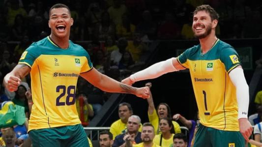Brasil superou o Irã e está a uma vitória da Olimpíada de Paris