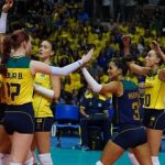 Brasil vence Argentina com facilidade pelo Sul-Americano de Vôlei Feminino  