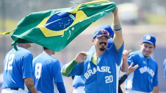 Brasil vence Cuba no beisebol