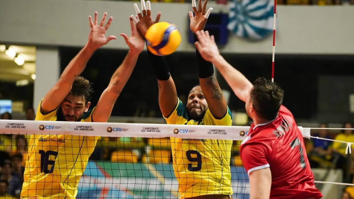 Brasil vence o Peru na estreia do Sul-Americano de Vôlei 