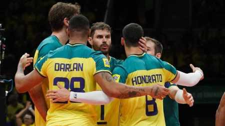 Brasil venceu a Itália no tie-break