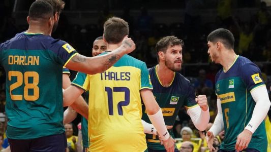 Brasil venceu Cuba e segue vivo no Pré-Olímpico de Vôlei masculino