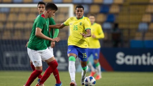 Brasil venceu o México e garantiu vaga na final do futebol masculino no Pan de Santiago