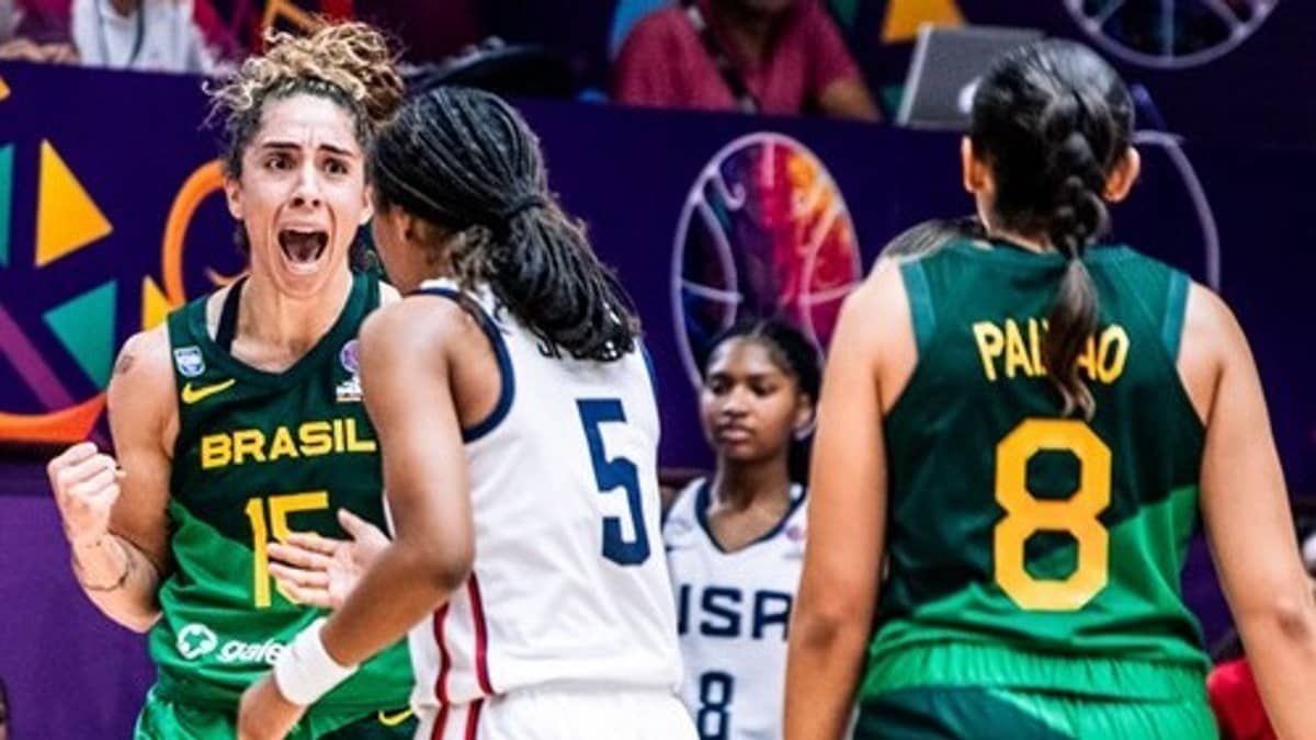 Basquete: Brasil vence EUA e avança invicto ao mata-mata da Copa América Feminina