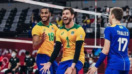 Brasil venceu por 3 sets a 1 e estreou com boa vitória