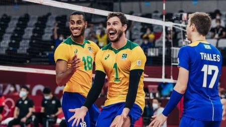 Brasil venceu por 3 sets a 1 e estreou com boa vitória