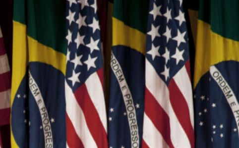 BRASIL EUA BANDEIRAS
